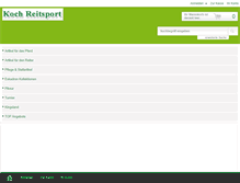 Tablet Screenshot of koch-reit-sport.de